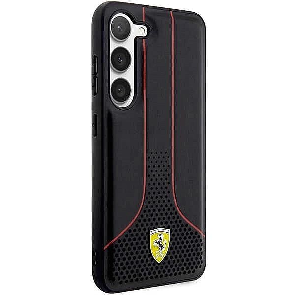 Etui Ferrari Perforated 296 P na Samsung Galaxy S23+ - czarne