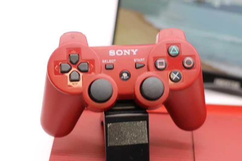 ps3 super slim scarlet red czerwony