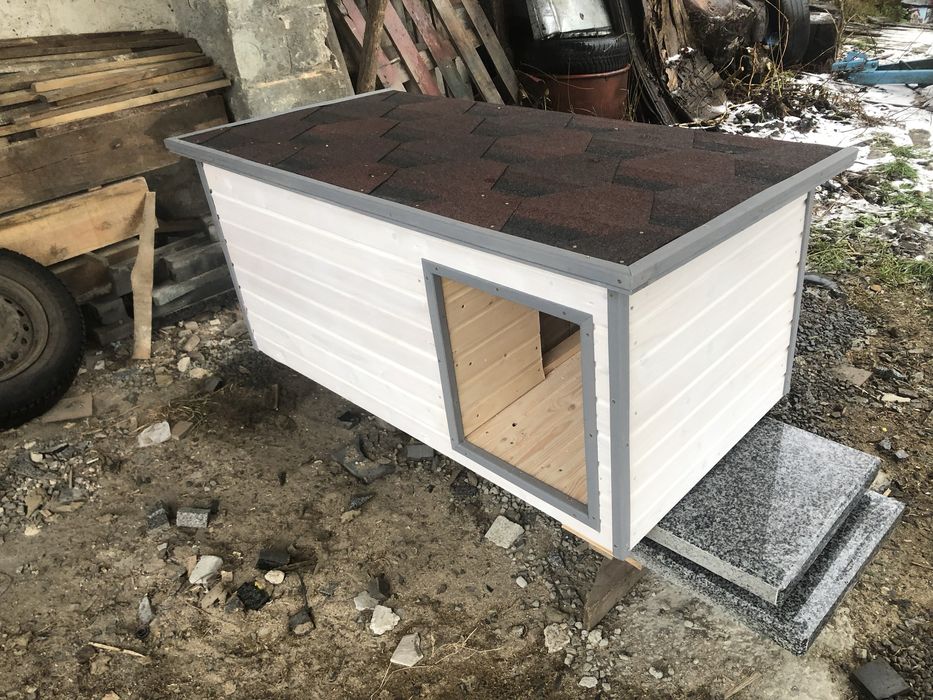 будка для собаки з тамбуром