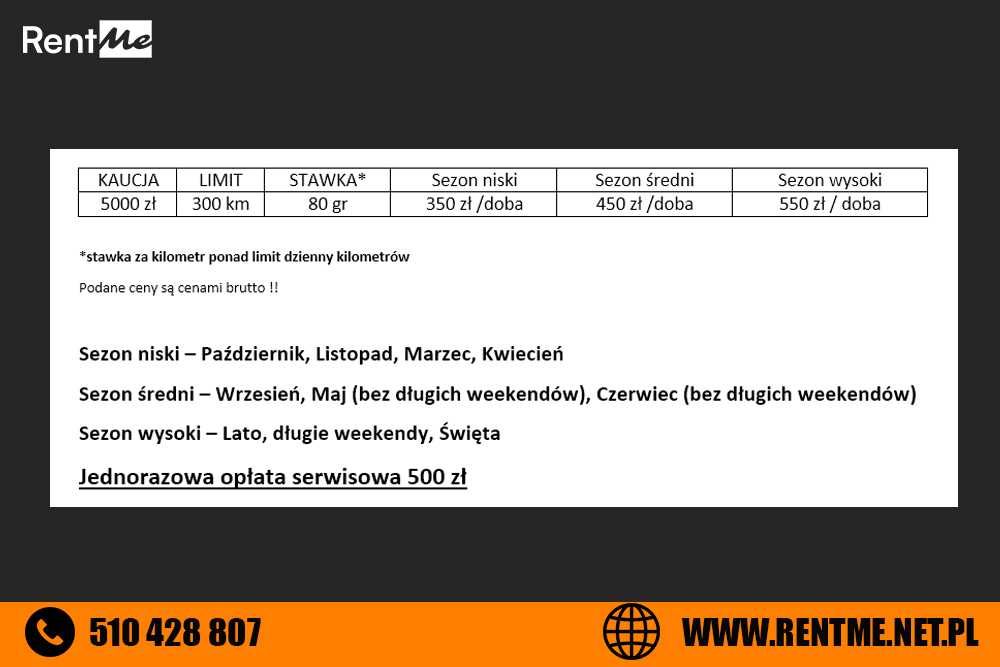 Wynajem Kampera Burstner Campeo C540