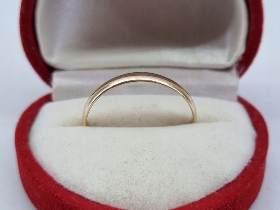 Obrączka złota pr. 585 1,68g r. 22 używana