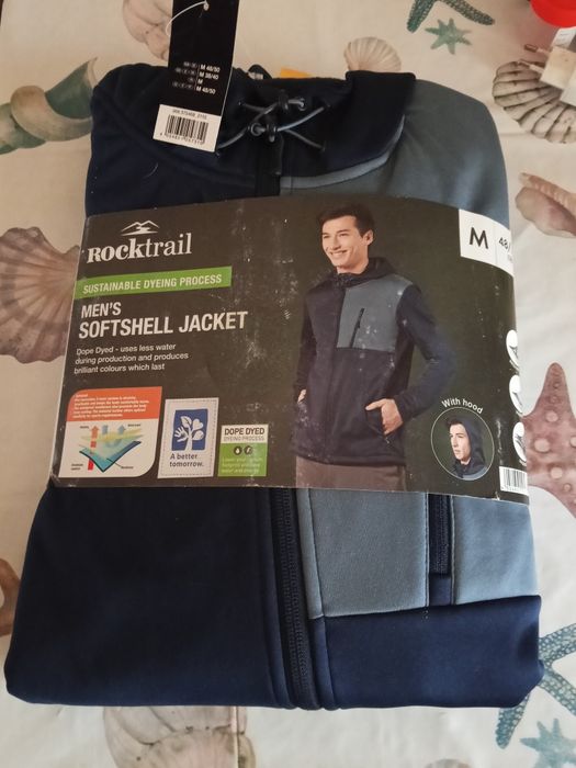 Nowa męska kurtka SOFTSHELL JACKET. Rozmiar M 48 /50. Rocktrail.