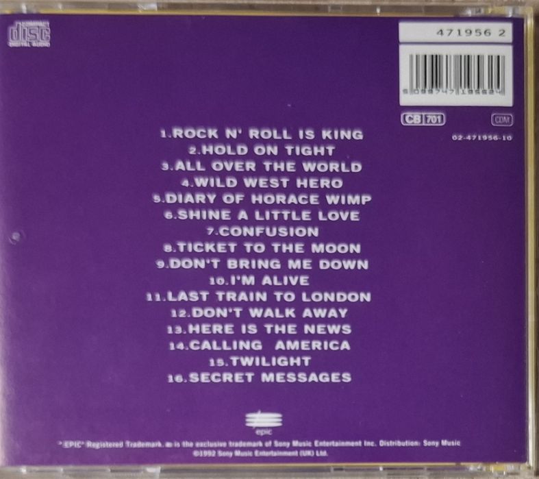 Płyta CD Electric Light Orchestra (ELO) - Greatest Hits / 1992 AT