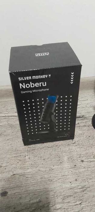 Mikrofon Pojemnościowy Streamingowy Silvermonkey Noberu