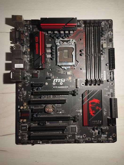 MSI H170 gaming M3 + MSI 1050 TI + GR DDR4 8 gb