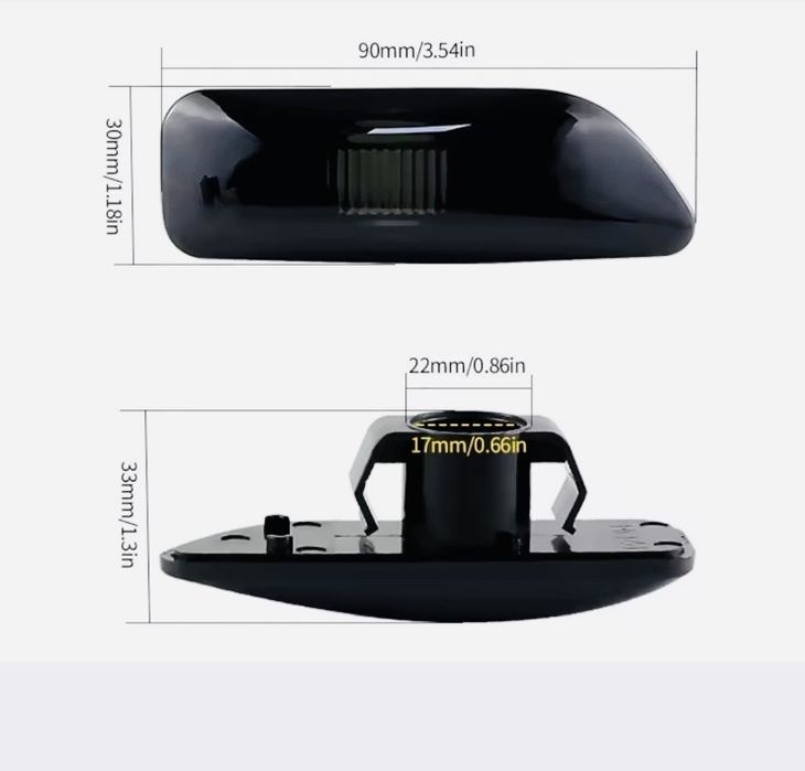 повторитель поворотник Volvo S60 S80 XC90 MK1 V70 MK2 XC70освітленяМот