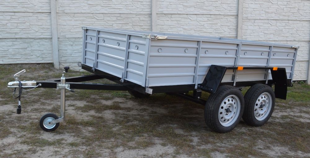 Одноосний Прицеп в наявності оцинкований борт 2200мм. Авто причеп