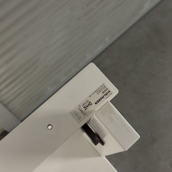 Półka ścienna szafka Ikea Hjalmaren drabinka biała