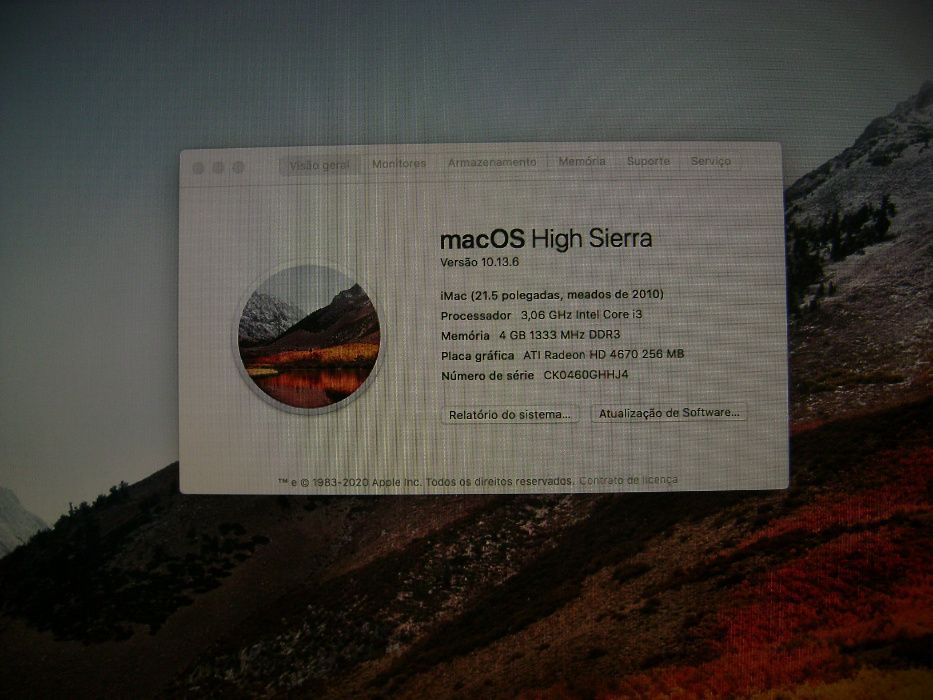 computador Apple iMac de 21,5”