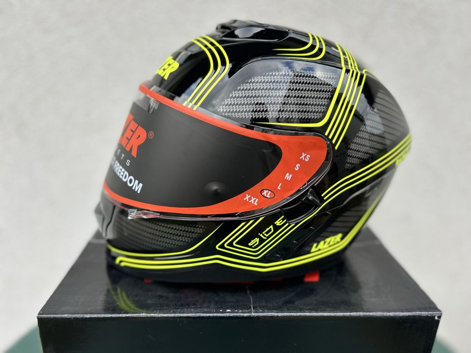 Kask motocyklowy Lazer Rafale evo Darkside rozmiar L bledna, SOS!