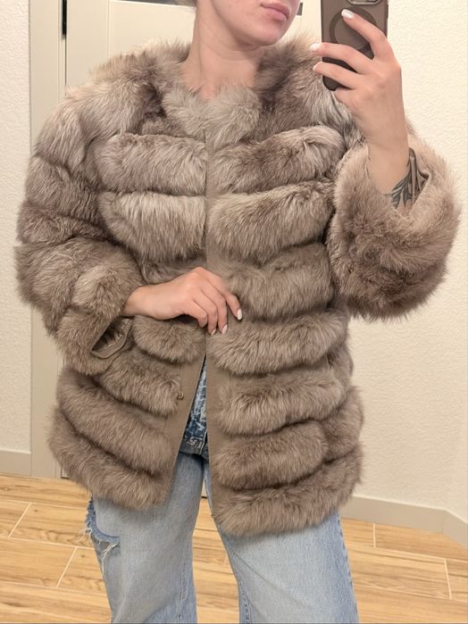 Натуральна шуба з песця