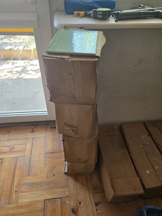 Płytki ceramiczne z PRLu  20 x 15