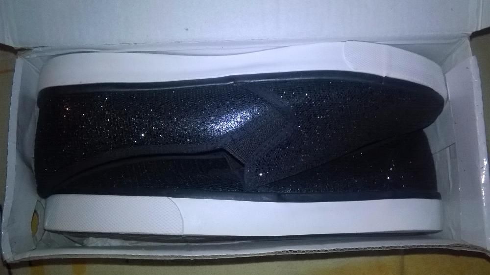 Trampki/tenisówki, buty brokatowe, rozm. 38, nowe