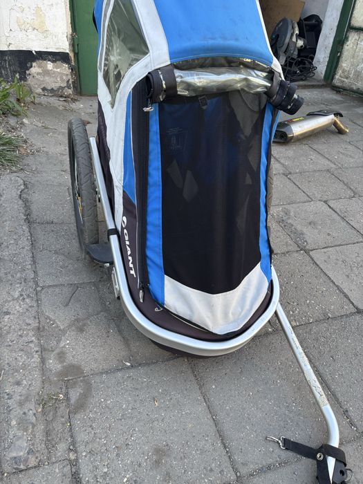 Przyczepa rowerowa GIANT Blue do 22kg