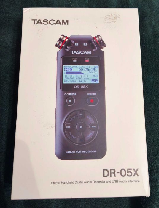 Nowy Rejestrator Dźwięku / Dyktafon Tascam DR-05X (Podcast, ASMR)