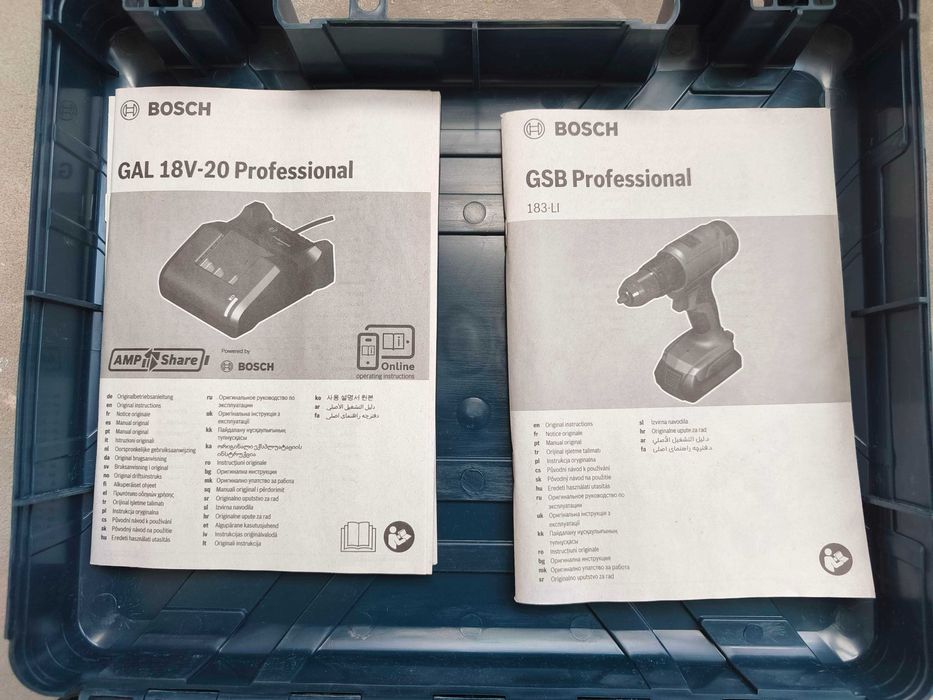 Шуруповерт ударний акумуляторний Bosch Professional GSB 183-LI