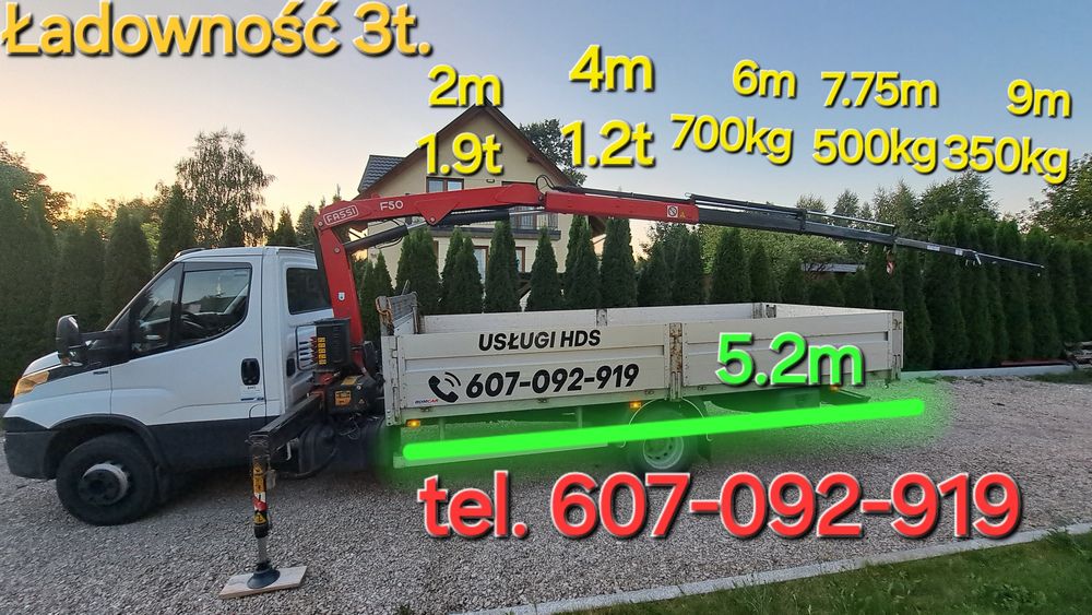 Usługi transportowe HDS transport - Rzeszów -Łańcut Dębica Jarosław