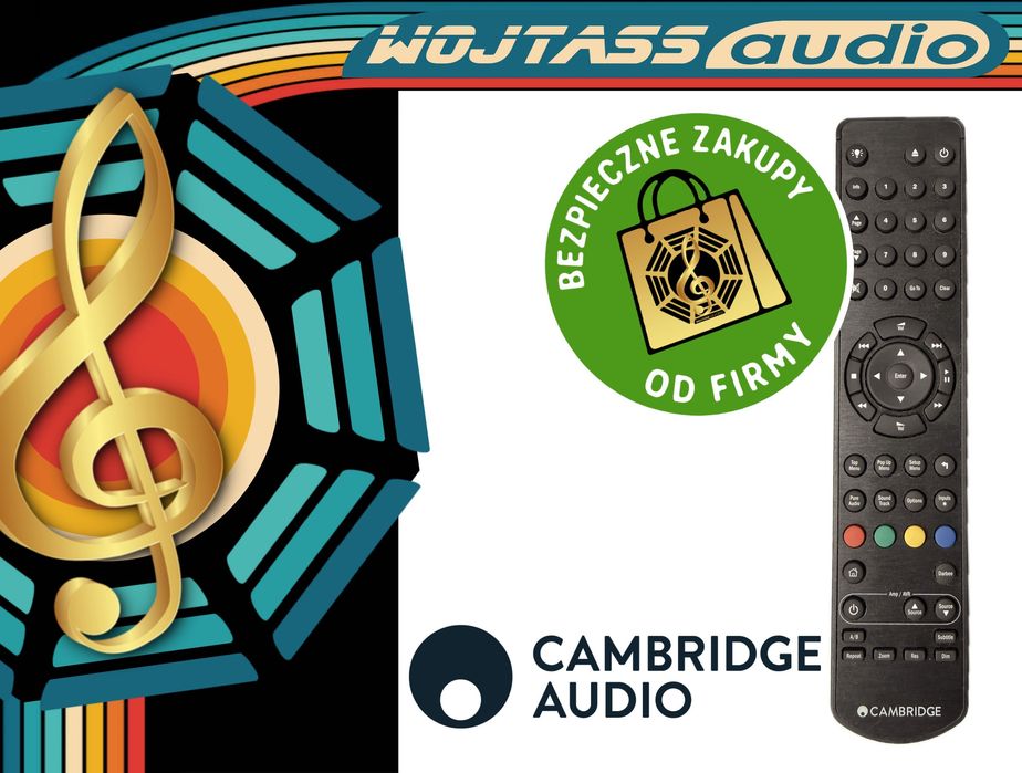 Oryginalny pilot CAMBRIDGE RC-CXU do odtwarzacza Blu-Ray Cambridge CXU