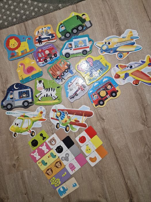 Wszystkie puzzle ze zdjecia jako komplet