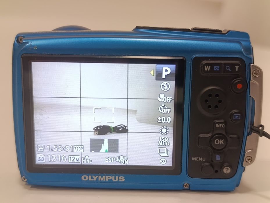 Aparat OLYMPUS  Mju Though 3000 12mp WODOODPORNY podwodny HD CCD bdb