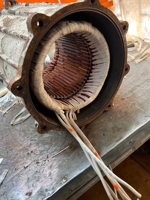 Перемотка статорів різноі потужності 380В, 220В. Дніпро.