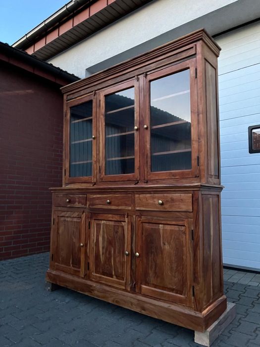 Piękny kredens kolonialny - super stan - palisander indyjski