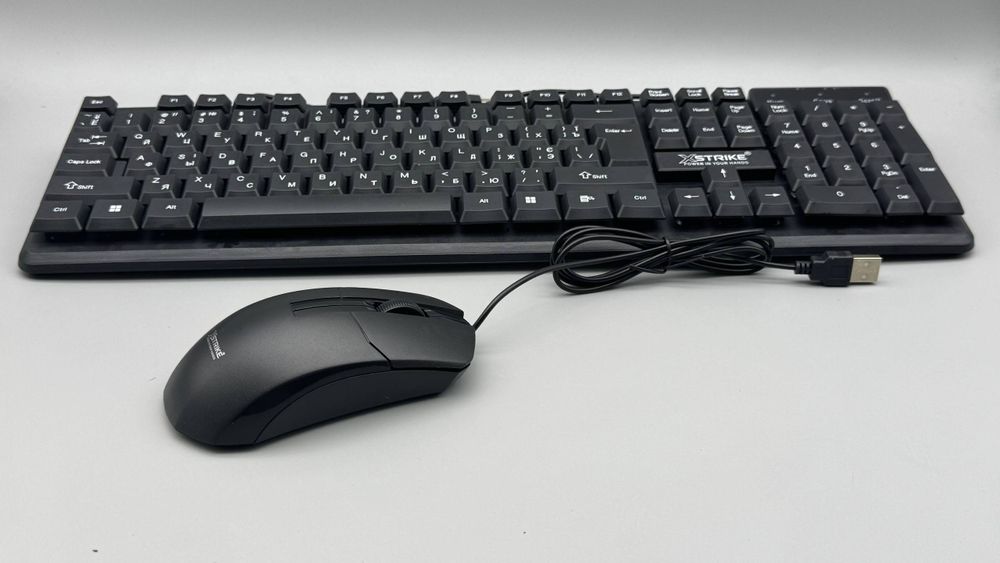 Комплект 2в1‼️Клавиатура+Мышь XSTRIKE OFFICE USB