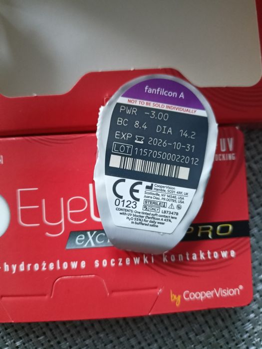 Wygodne szkła kontaktowe EyeLove -3.00