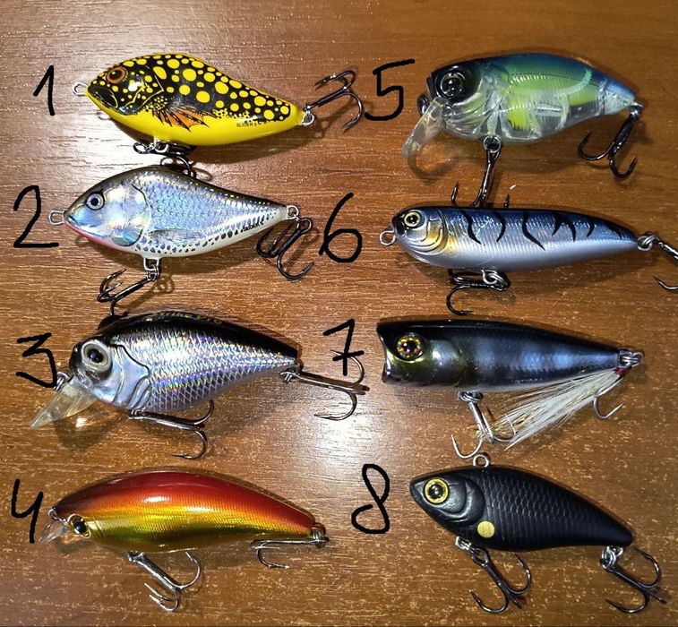 Воблери для ловлі кленя/голованя/голавля/джерки/свімбєйти
