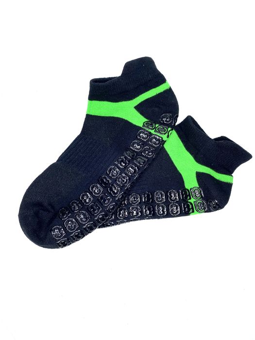 Skarpetki Antypoślizgowe Czarne Sportowe do Jogi