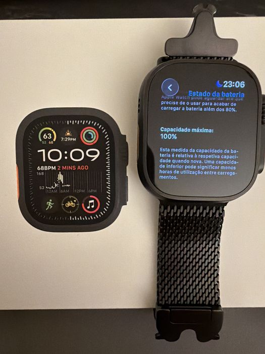 Vendo Apple Watch Ultra 2 49mm Black Titanium c TitaniumMilanese Loop