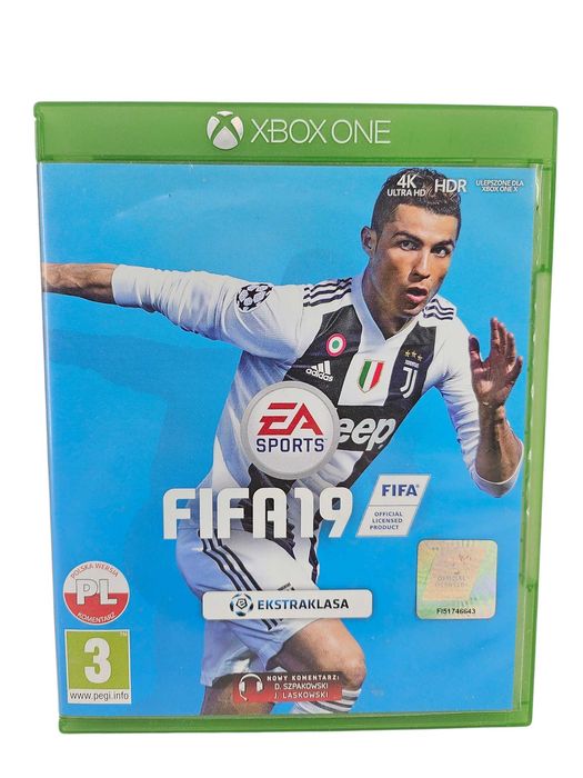 Gra na konsolę FIFA 19 XBOX ONE pudełkowa