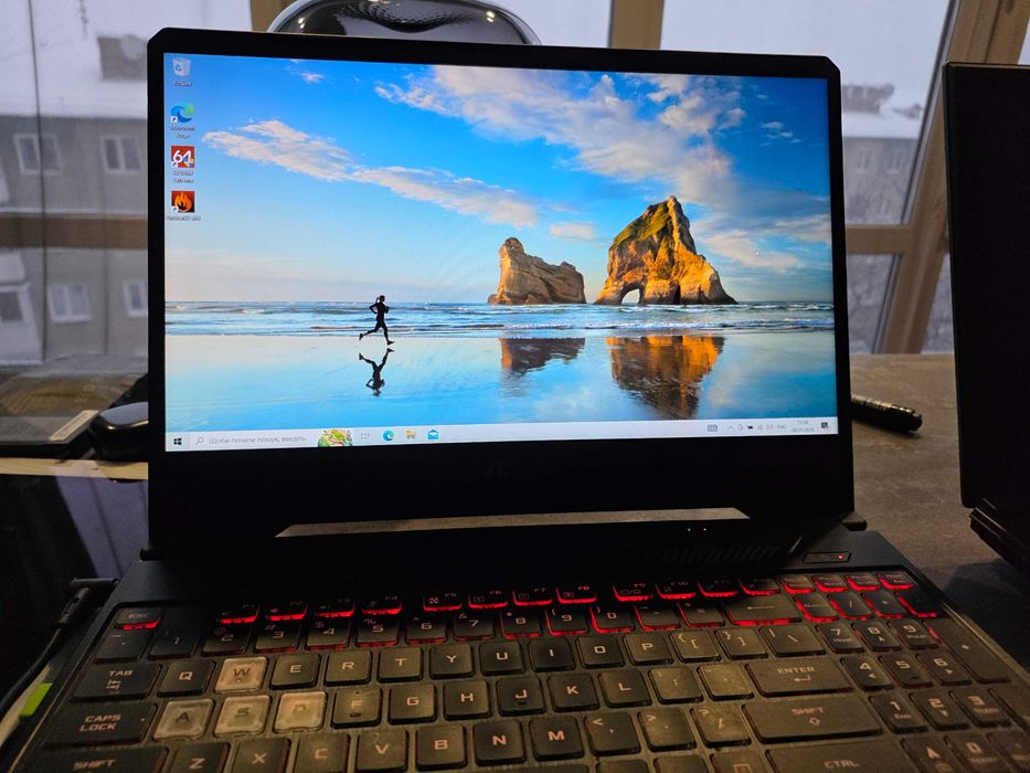 Геймерський ноутбук Asus Tuf 120hz ryzen 7 3750h gtx 1650, 16+512gb