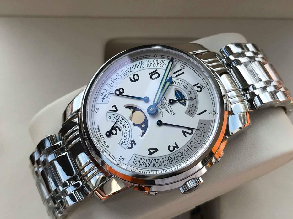 * jak nowy* LONGINES Moonphase Retrograde St. Imier (limitowana edycja)