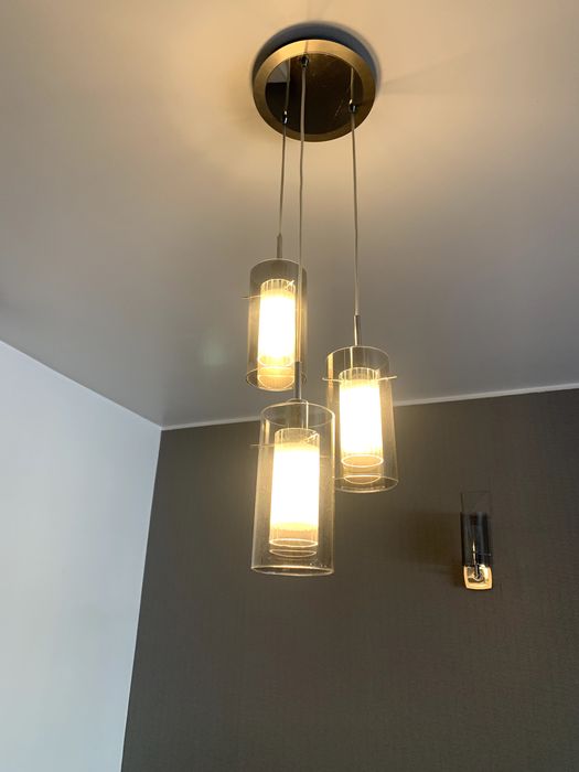 Candeeiro Interior Cinzento de Teto para Sala