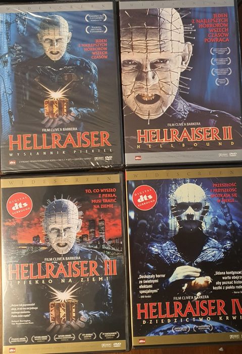 Hellraiser, 4x DVD nowe