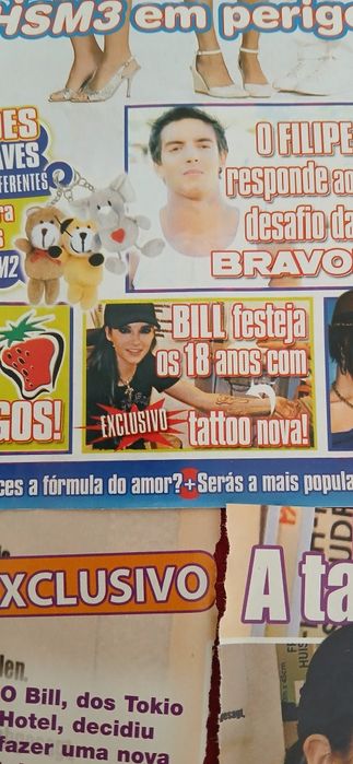 Capa Bravo + Entrevista  Bill-Tokio Hotel