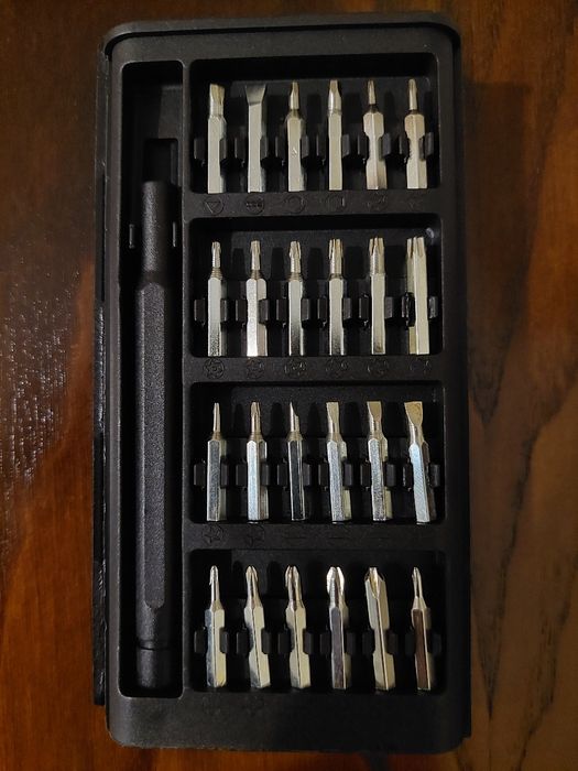 Conjunto de chaves de precisão com pontas magnéticas - óculos, pc, etc