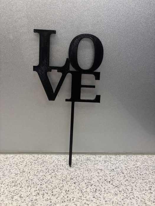 Topper na tort „Love”