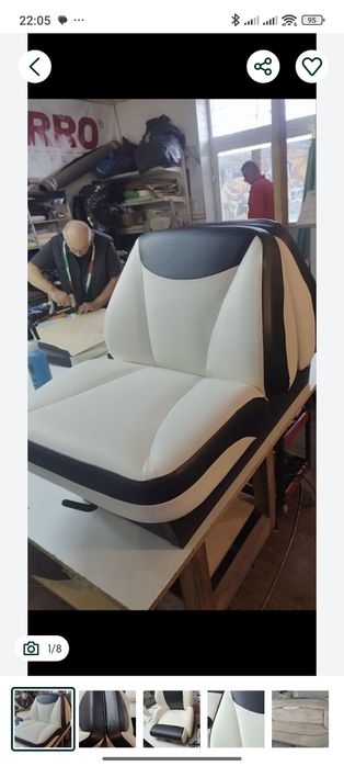 Tapicerki Wymiana poszycia kanapy do łodzi