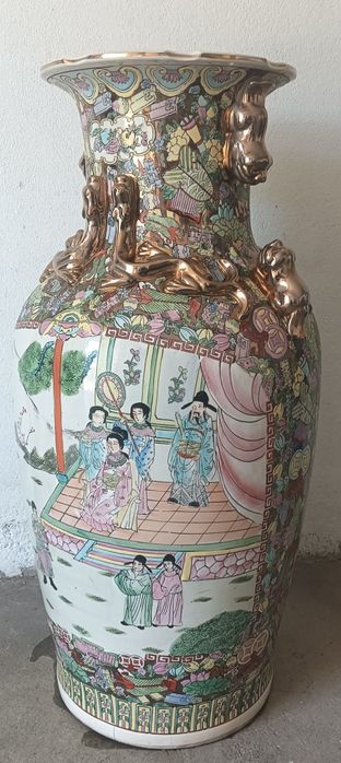 Vaso de porcelana chinesa.