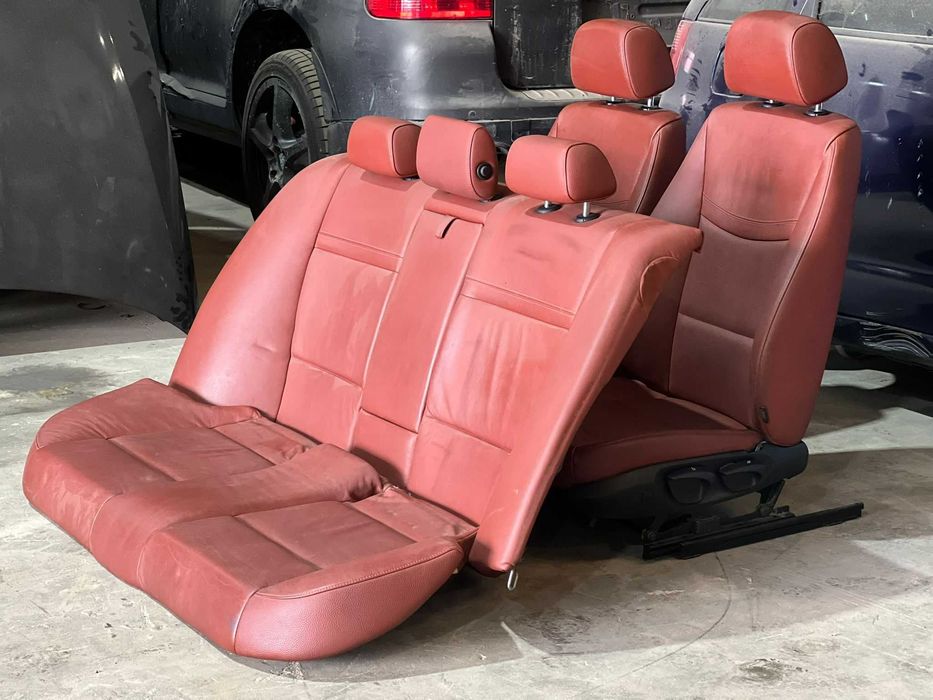 Bancos e Quartelas Castanho Pele BMW E90