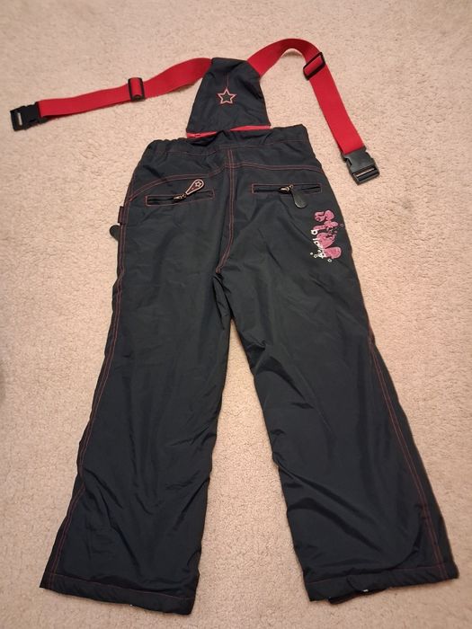 Spodnie śniegowce dla dziewczynki 122