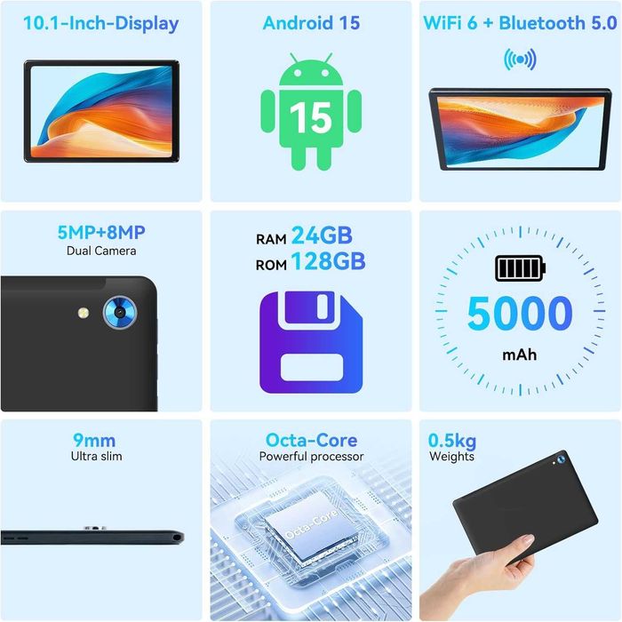 Tablet, tablet 10 cali, Android