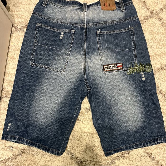 Широкі джинсові шорти y2k archive