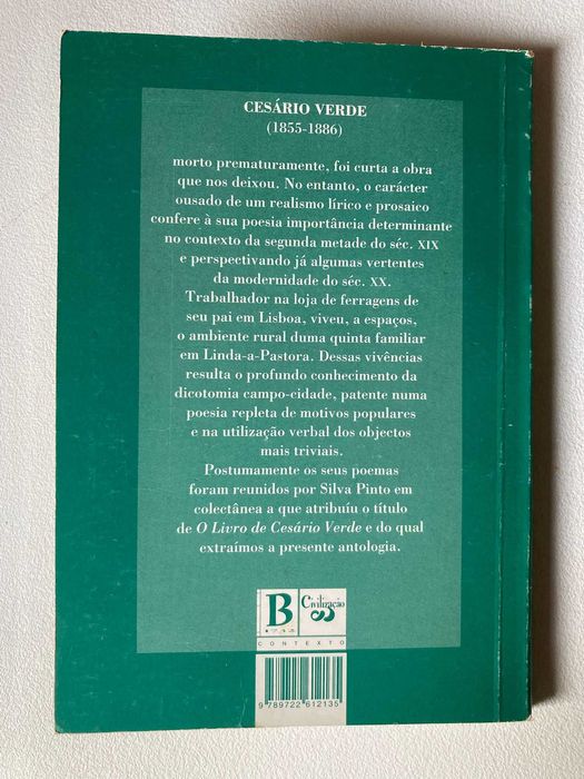 Pequeno Livro, de Cesário Verde