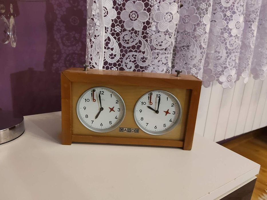 Zegar szachowy Garde ruhla vintage antyk