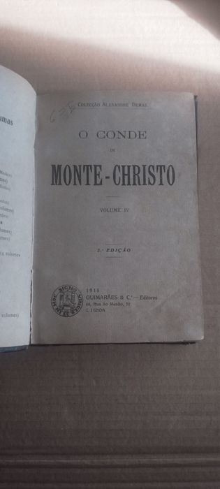 Alexandre dumas - o conde de monte Cristo de 1915
