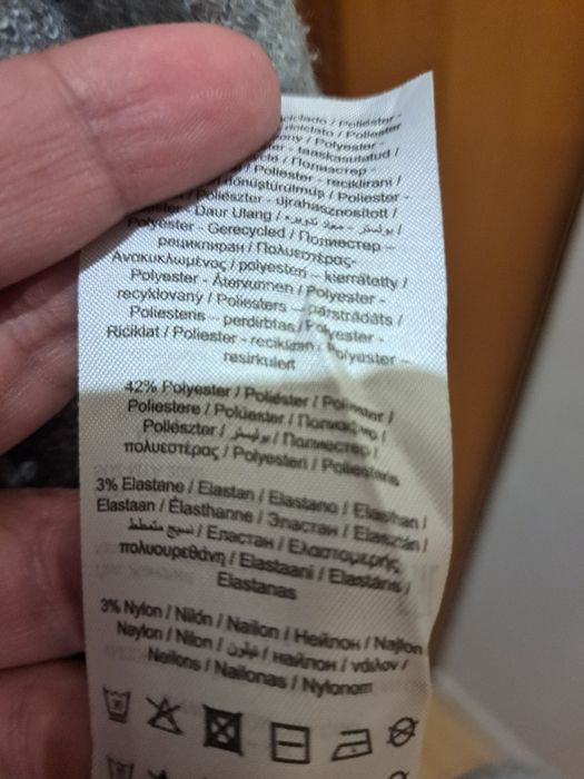 kardigan 50 Vero Moda szary długi