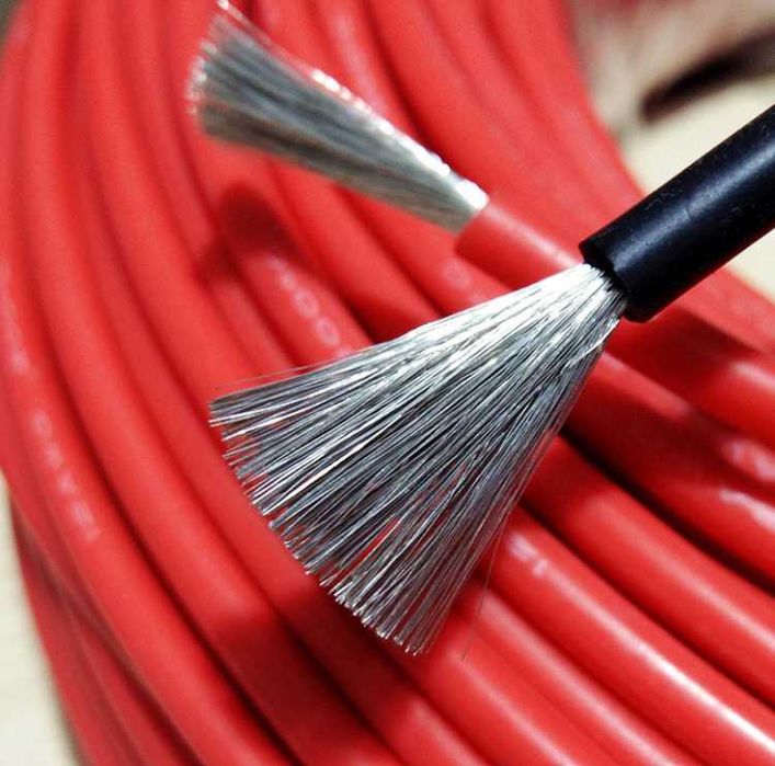 Дріт кабель провод багатожильний в силіконовій ізоляції 10AWG 8AWG